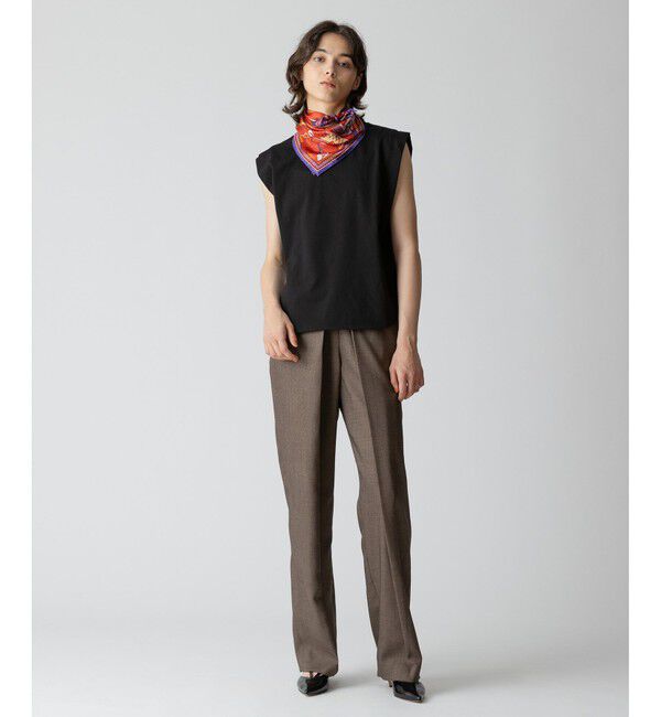 allureville「強撚天竺タックトップス」|Tシャツ・カットソー|