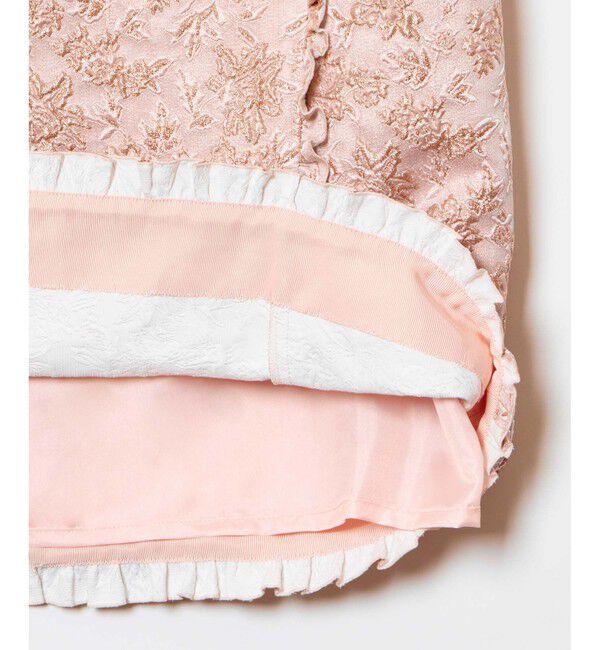 LOULOU WILLOUGHBY「【LOULOU WILLOUGHBY】ラメジャガードノースリワンピース」|ワンピース|