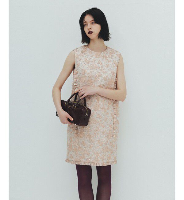 LOULOU WILLOUGHBY「【LOULOU WILLOUGHBY】ラメジャガードノースリワンピース」|ワンピース|