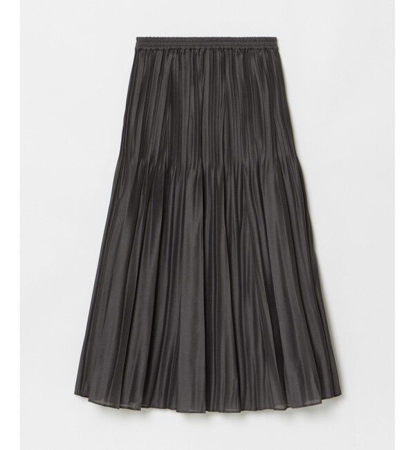 allureville「オーガンジーフェードプリーツスカート」|スカート|