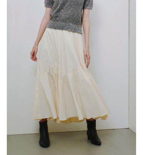 allureville「◇バイヤス切替ギャザースカート」|スカート|