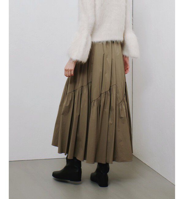 allureville「◇バイヤス切替ギャザースカート」|スカート|