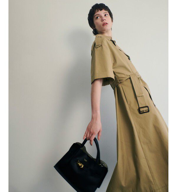 allureville「ハーフスリーブトレンチ」|トレンチコート|