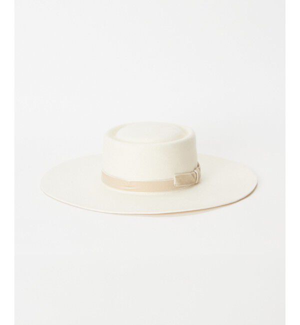 LOULOU WILLOUGHBY「【LOULOU WILLOUGHBY】ベロアリボンハット」|ハット|