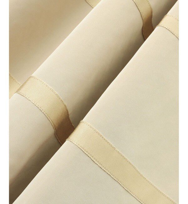 LOULOU WILLOUGHBY「【LOULOU WILLOUGHBY】リボントリミングタックスカート」|フレア|