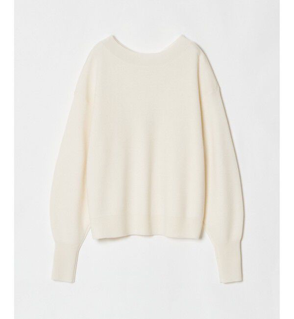 allureville「【セットアップ対応可能】ウールスムース2WAYネックプルオーバー」|ニット・セーター|