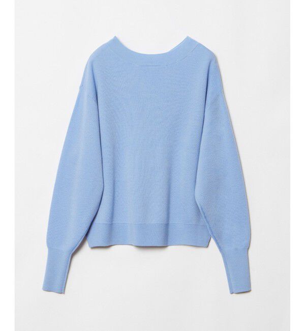 allureville「【セットアップ対応可能】ウールスムース2WAYネックプルオーバー」|ニット・セーター|
