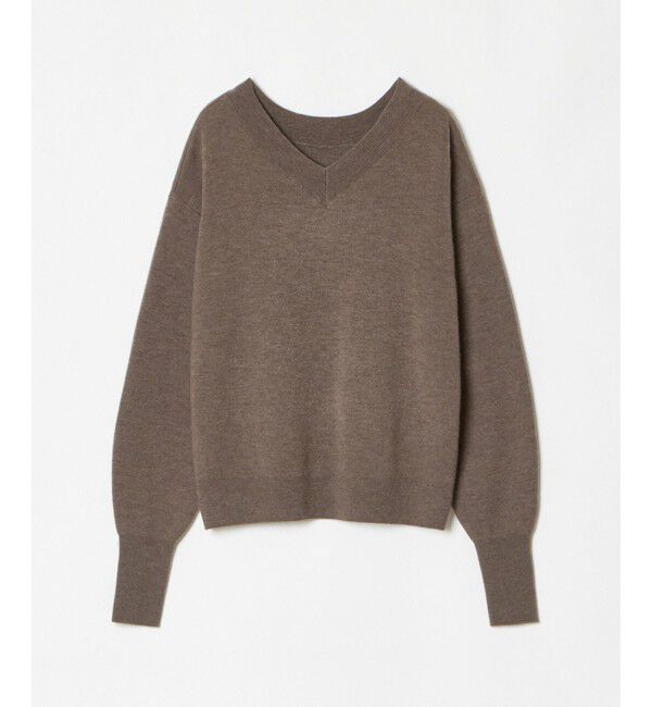 allureville「【セットアップ対応可能】ウールスムース2WAYネックプルオーバー」|ニット・セーター|