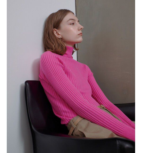 allureville「2WAYネックリブタートル」|ニット・セーター|