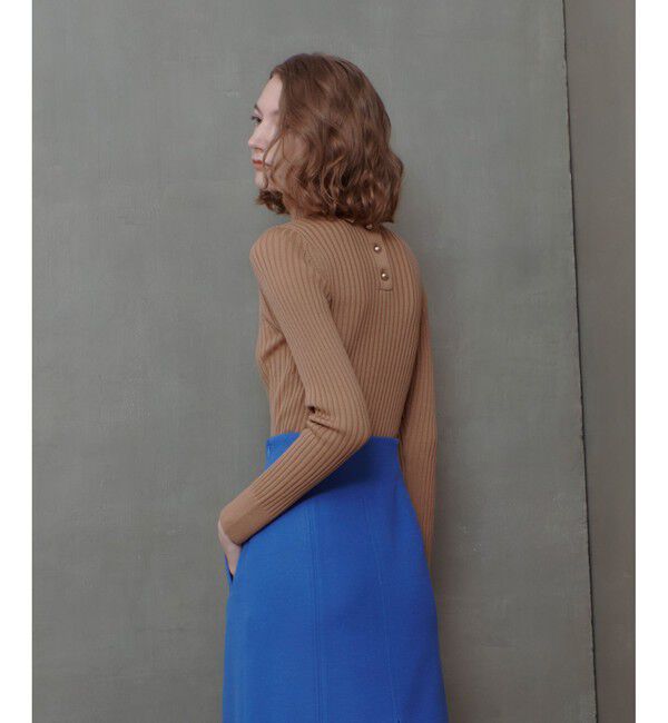 allureville「2WAYネックリブタートル」|ニット・セーター|