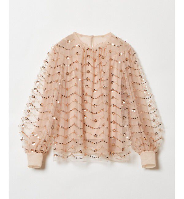 LOULOU WILLOUGHBY「【LOULOU WILLOUGHBY】スパンコールビジューブラウス」|シャツ・ブラウス|