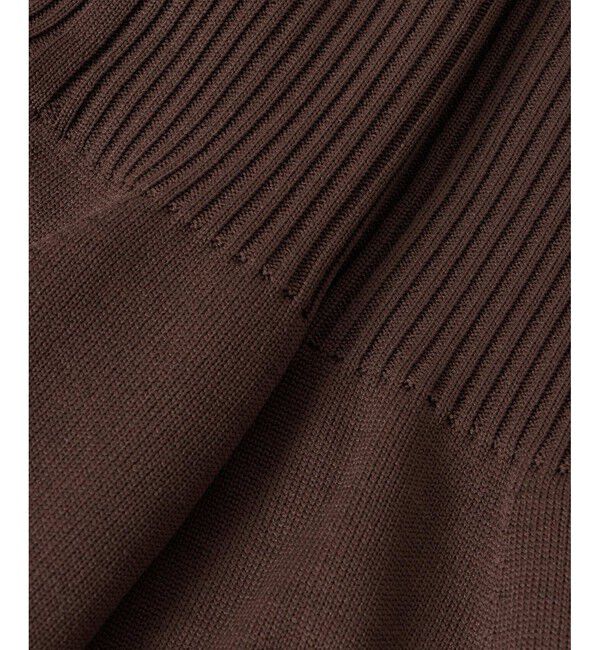 allureville「ウエストマークコクーンニットワンピース」|ワンピース|