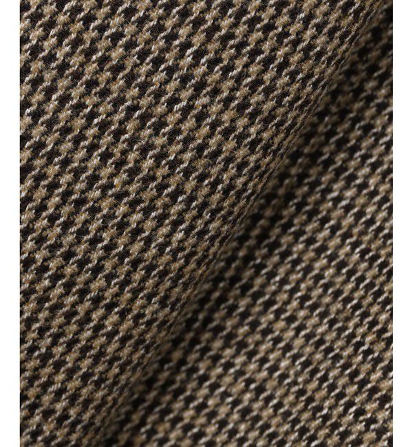 allureville「【セットアップ対応可能】ガンクラブチェックジップスカート」|タイト|