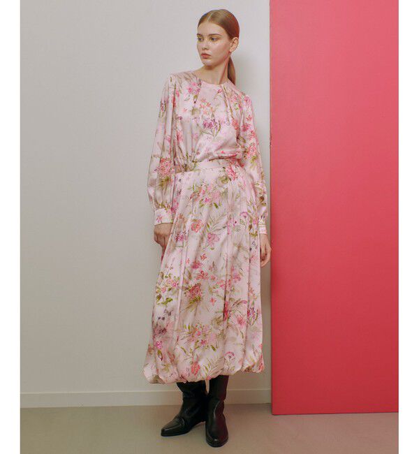 LOULOU WILLOUGHBY「【LOULOU WILLOUGHBY】RATTIソフトフラワプリントバルーンスカート」|スカート|