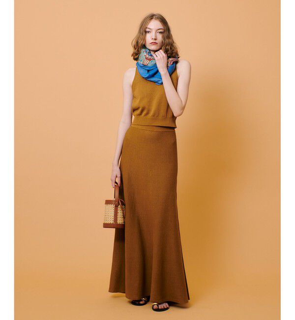 allureville「ハイゲージペーパーヤーンアメスリプルオーバー」|ニット・セーター|