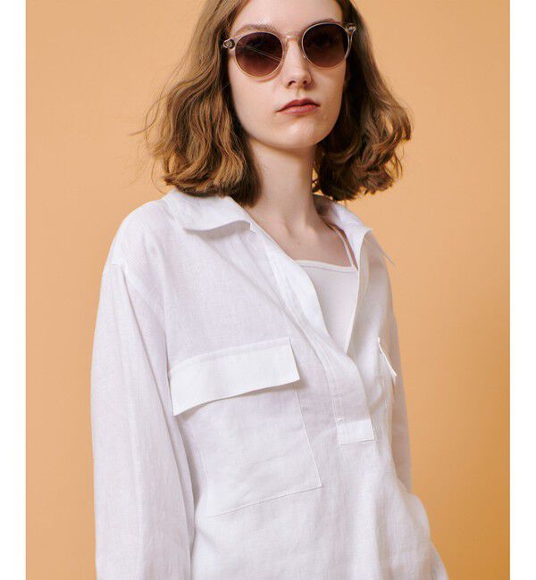 allureville「リネンプルオーバーシャツ」|シャツ・ブラウス|