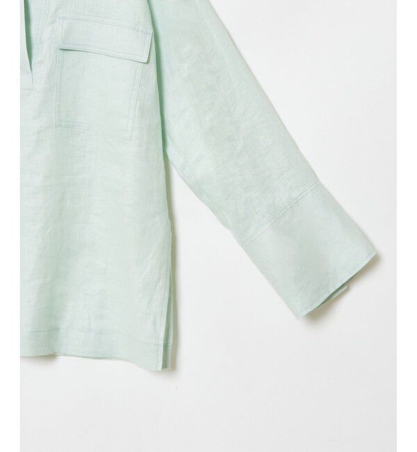 allureville「リネンプルオーバーシャツ」|シャツ・ブラウス|