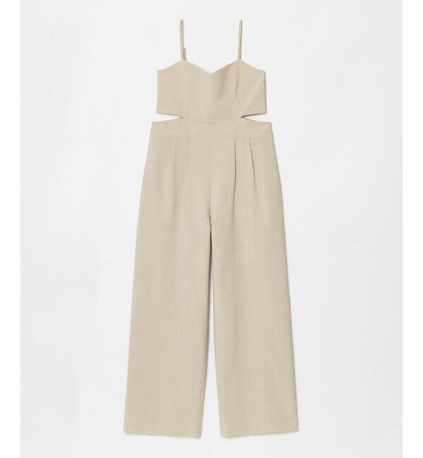 allureville「ストレッチトロサロペットパンツ」|オールインワン|