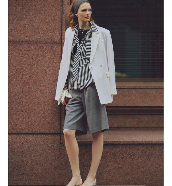 allureville「リオペルアシメフラップポケットジャケット」|テーラードジャケット|