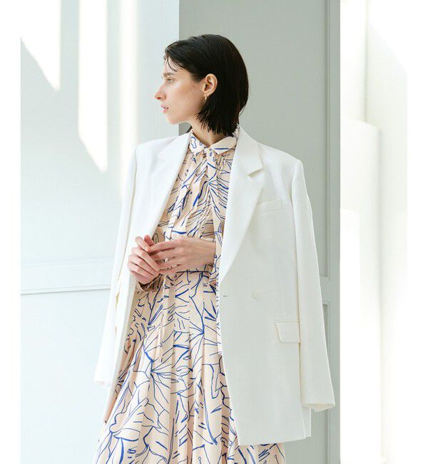 allureville「リオペルアシメフラップポケットジャケット」|テーラードジャケット|