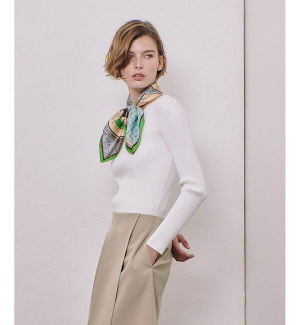 allureville「リブキリカエデザインプルオーバー」|ニット・セーター|