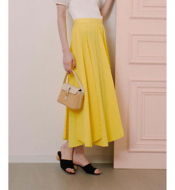 LOULOU WILLOUGHBY「【LOULOU WILLOUGHBY】ランダムアコーディオンプリーツスカート」|スカート|