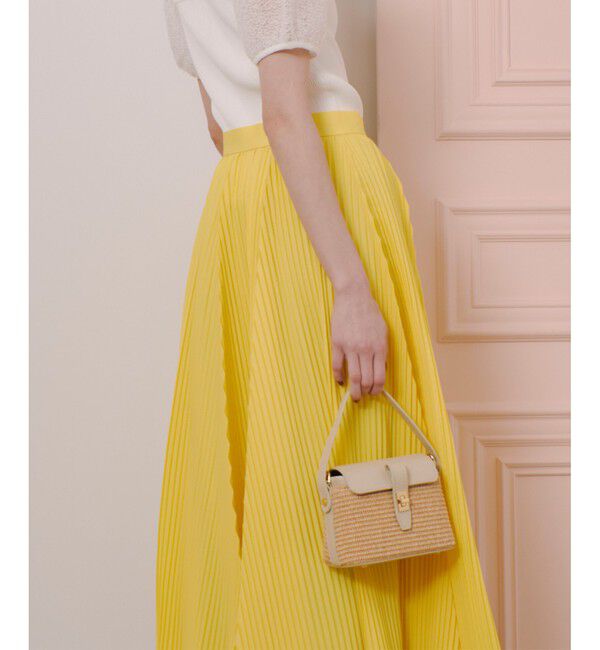 LOULOU WILLOUGHBY「【LOULOU WILLOUGHBY】ランダムアコーディオンプリーツスカート」|スカート|