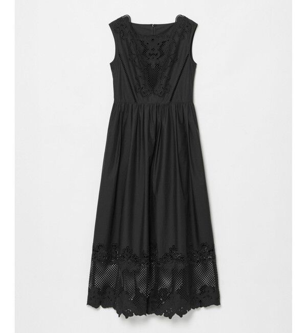 LOULOU WILLOUGHBY「【LOULOU WILLOUGHBY】エンブロイダリーノースリワンピース」|ワンピース|