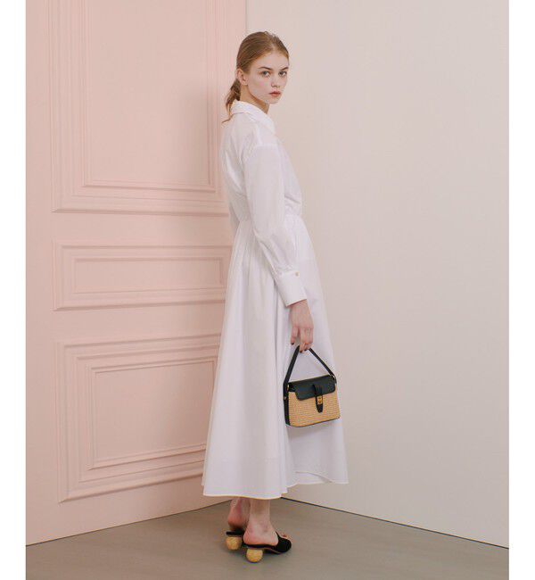 LOULOU WILLOUGHBY「【LOULOU WILLOUGHBY】ボリュームギャザーシャツワンピース」|ワンピース|