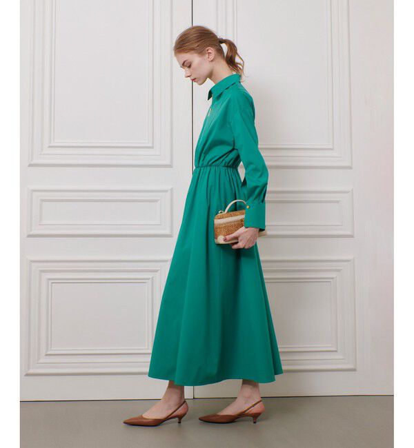 LOULOU WILLOUGHBY「【LOULOU WILLOUGHBY】ボリュームギャザーシャツワンピース」|ワンピース|