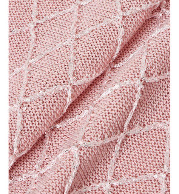 LOULOU WILLOUGHBY「【LOULOU WILLOUGHBY】シークインエンブロイダリープルオーバー」|ニット・セーター|