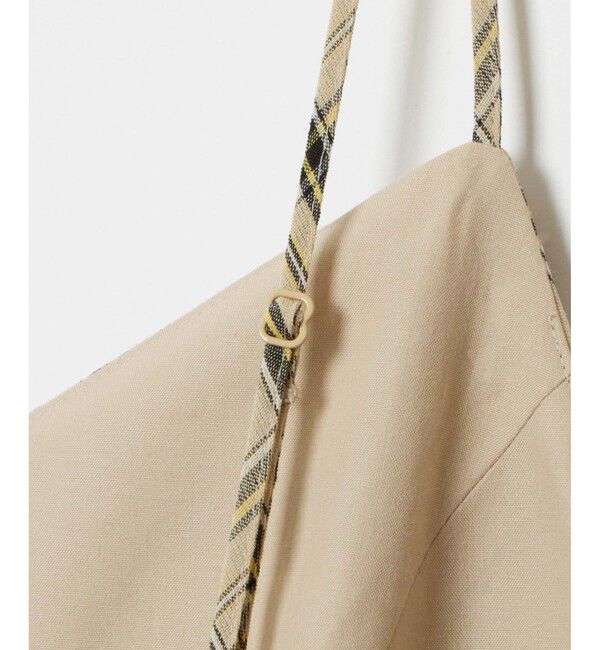 allureville「チェックバックコンシャスキャミワンピース」|ワンピース|