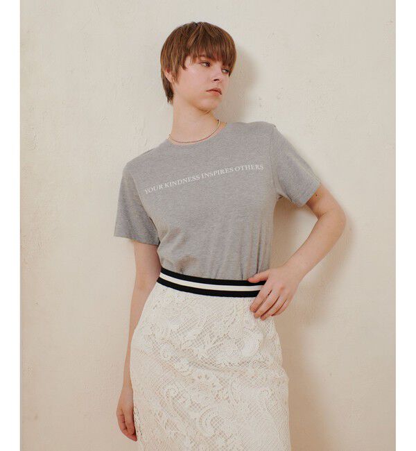 allureville「コンビフォントＴシャツ」|その他|