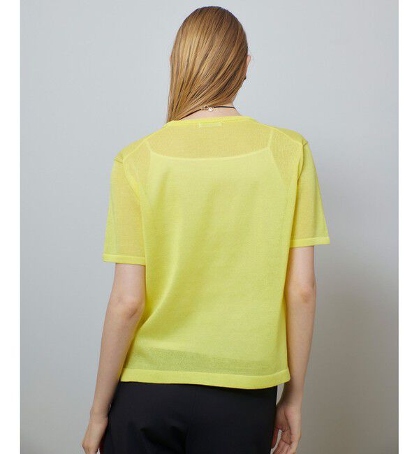 allureville「エンブロイダリーロゴニットＴ」|ニット・セーター|