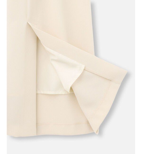 allureville「ジョーゼットサロペナロースカート」|タイト|