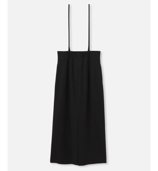 allureville「ジョーゼットサロペナロースカート」|タイト|