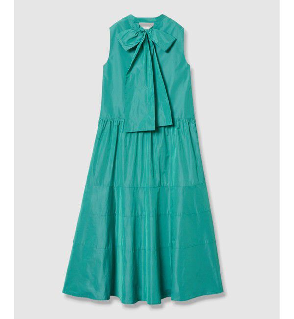 LOULOU WILLOUGHBY「【LOULOU WILLOUGHBY】バックリボンタフタワンピース」|ワンピース|