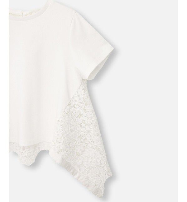 LOULOU WILLOUGHBY「◇ 【LOULOU WILLOUGHBY】レースドッキングプルオーバー」|Tシャツ・カットソー|