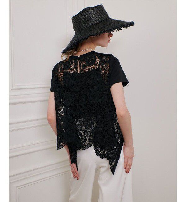 LOULOU WILLOUGHBY「◇ 【LOULOU WILLOUGHBY】レースドッキングプルオーバー」|Tシャツ・カットソー|