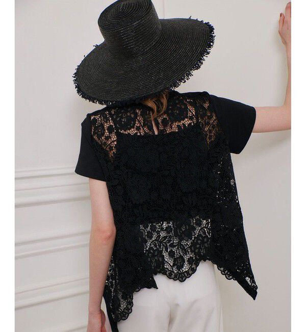 LOULOU WILLOUGHBY「◇ 【LOULOU WILLOUGHBY】レースドッキングプルオーバー」|Tシャツ・カットソー|