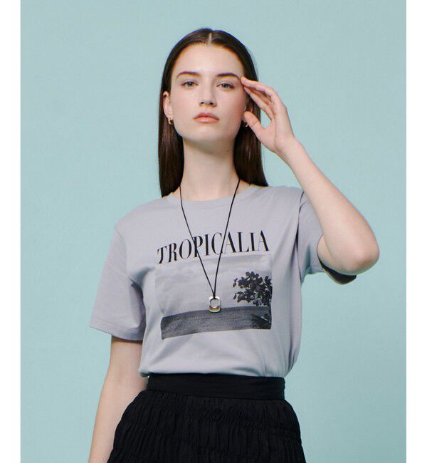 allureville「モノトーンフォトグラフT」|Tシャツ・カットソー|