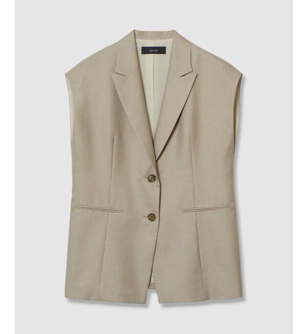 allureville「エアリービエラテーラードジレ」|ベスト・ジレ|