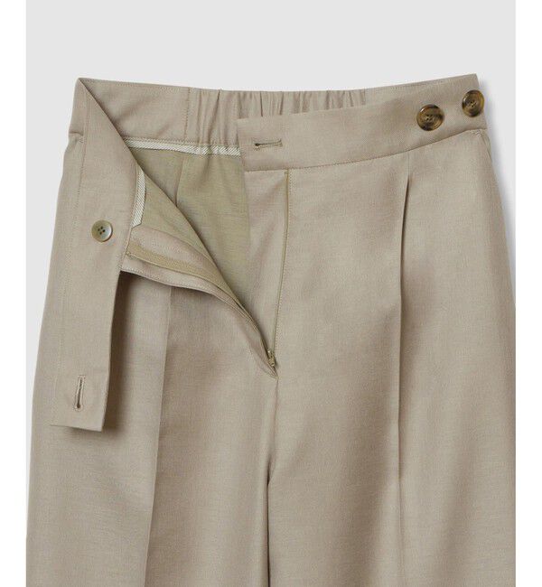 allureville「エアリービエラタックパンツ」|チノ|