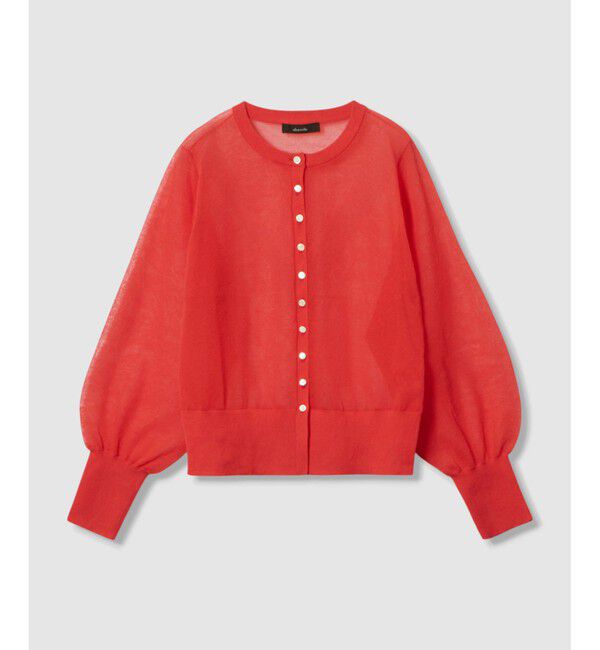 allureville「◇ シアーラミー混カーディガン」|カーディガン|