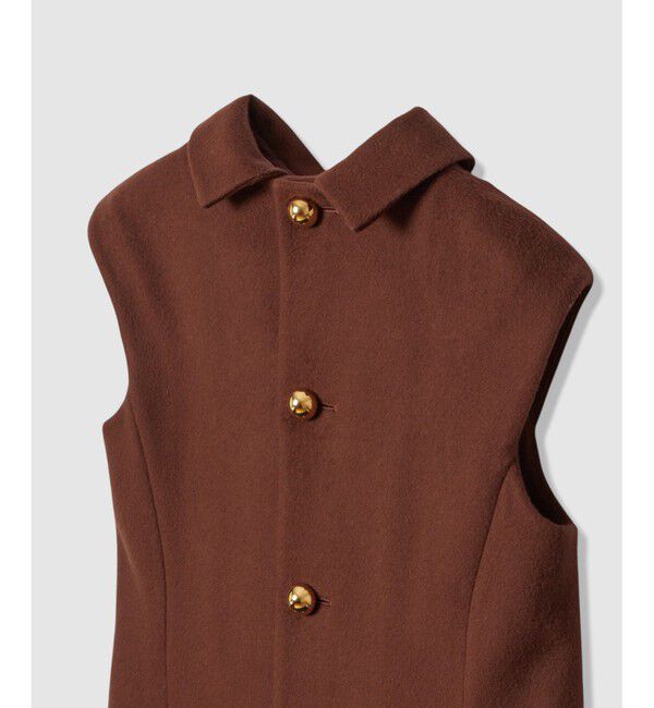 LOULOU WILLOUGHBY「【LOULOU WILLOUGHBY】ビーバーステンカラーワンピース」|ワンピース|