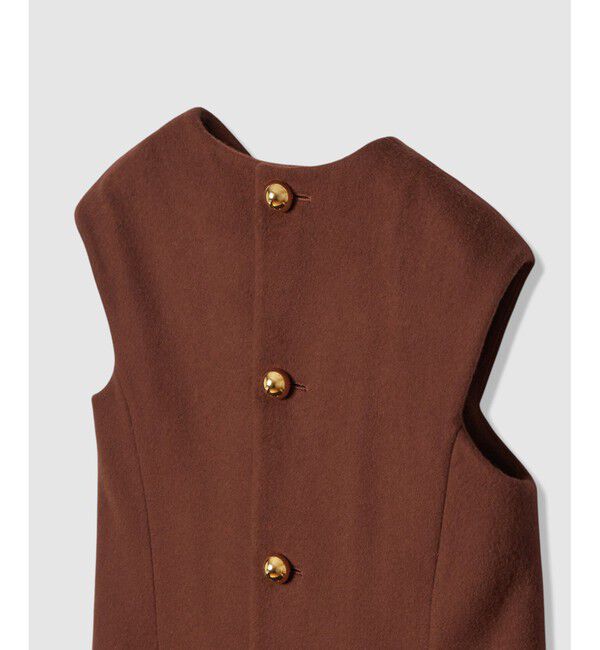 LOULOU WILLOUGHBY「【LOULOU WILLOUGHBY】ビーバーステンカラーワンピース」|ワンピース|