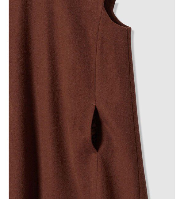 LOULOU WILLOUGHBY「【LOULOU WILLOUGHBY】ビーバーステンカラーワンピース」|ワンピース|