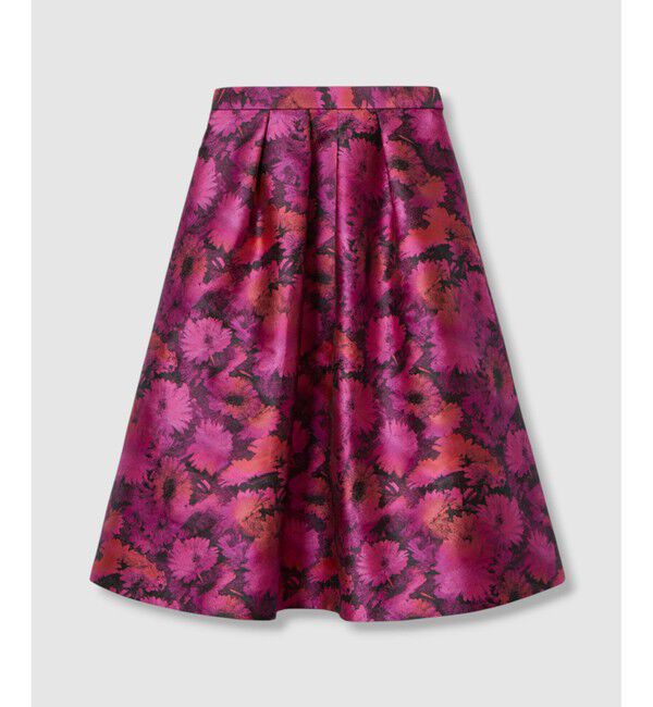 LOULOU WILLOUGHBY「【LOULOU WILLOUGHBY】LIMONTAジャガードフレアスカート」|フレア|