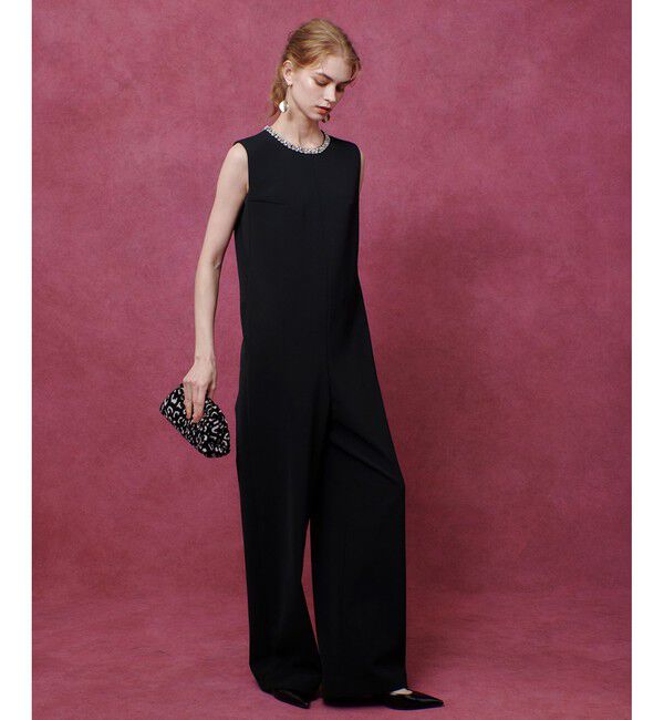 LOULOU WILLOUGHBY「【LOULOU WILLOUGHBY】ビジューオールインワン」|オールインワン|