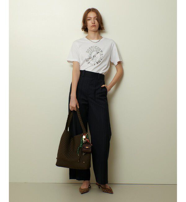 allureville「クラッキング箔ロゴT」|Tシャツ・カットソー|